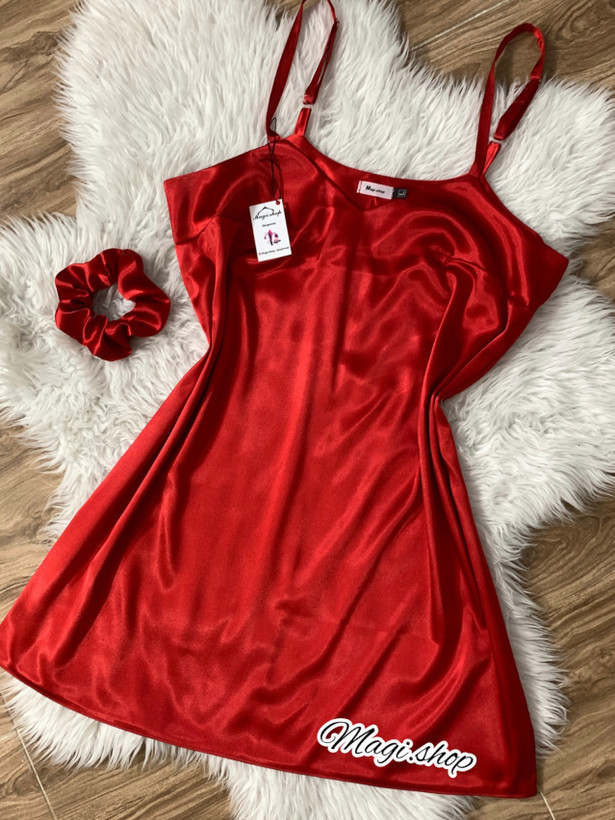 پیراهن ساتن ساده