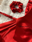 پیراهن ساتن ساده
