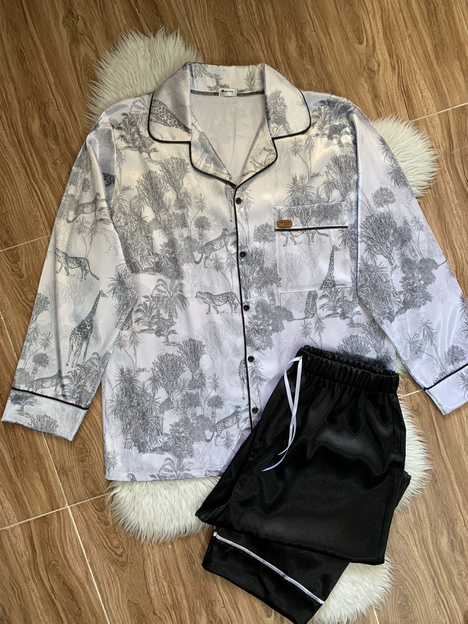 بلوز شلوار مردانه ساتن ال ایکس